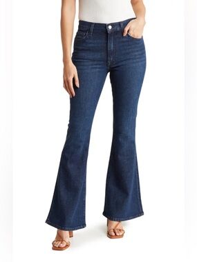 Hudson Heidi High Rise Flare Leg Jeans Dark Wash Denim Women’s 29